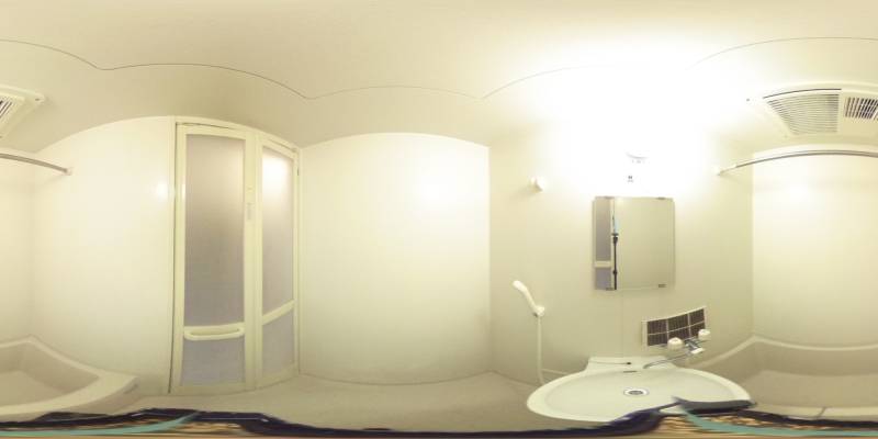 パノラマ画像バスルーム