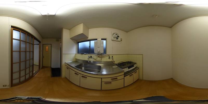 パノラマ画像キッチン