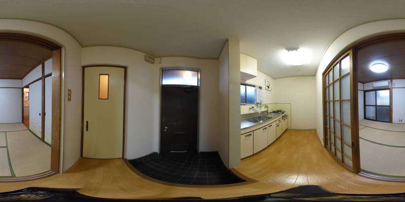 パノラマ画像玄関