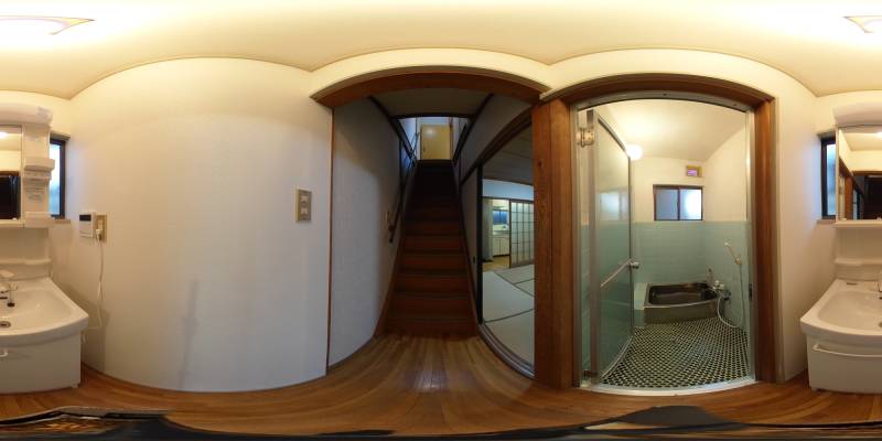 パノラマ画像洗面所