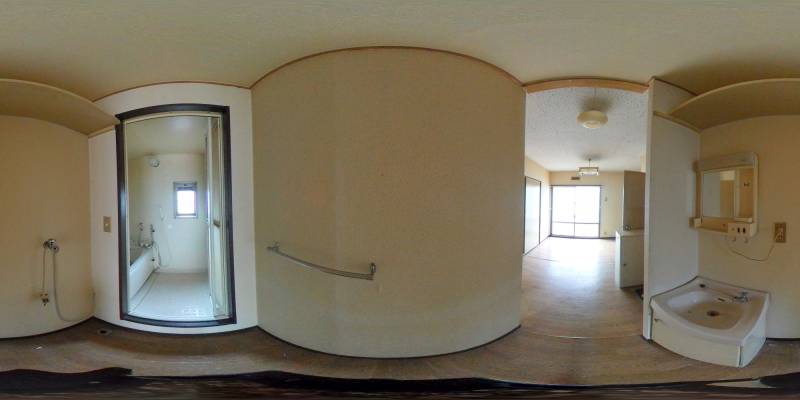 パノラマ画像洗面所