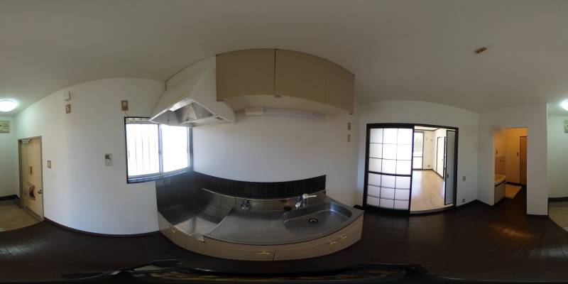 パノラマ画像キッチン