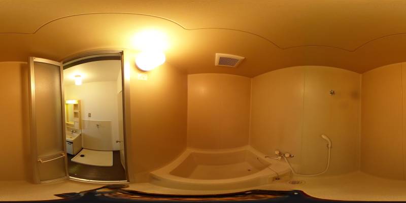 パノラマ画像バスルーム