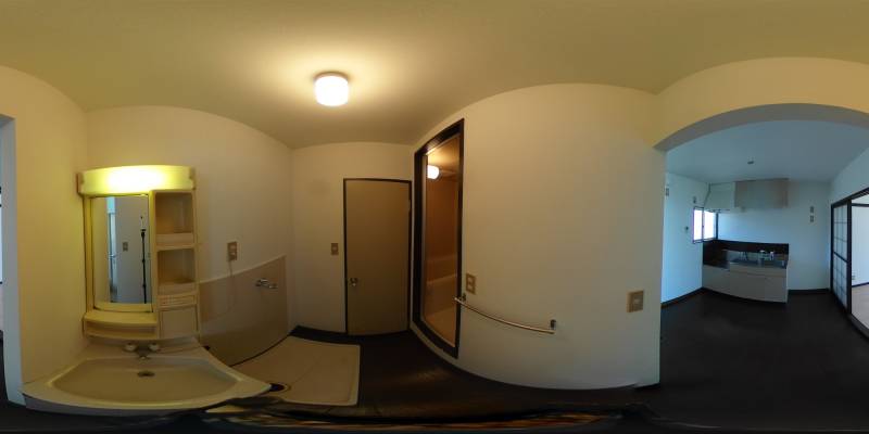 パノラマ画像洗面所