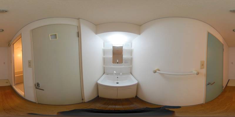 パノラマ画像洗面所