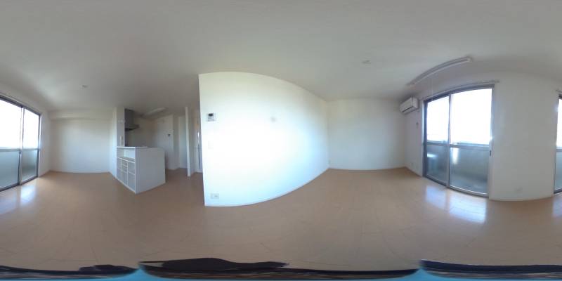 パノラマ画像リビング