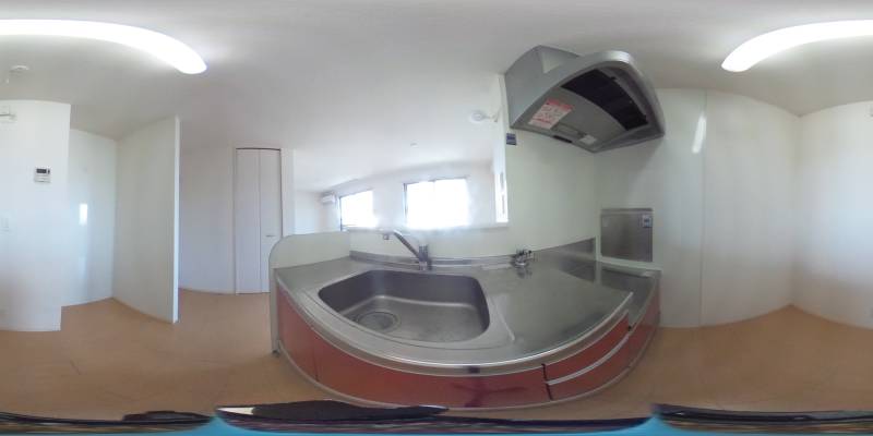 パノラマ画像キッチン