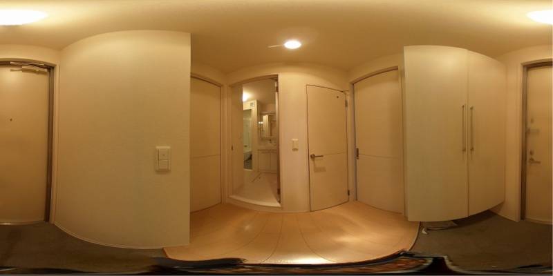 パノラマ画像玄関