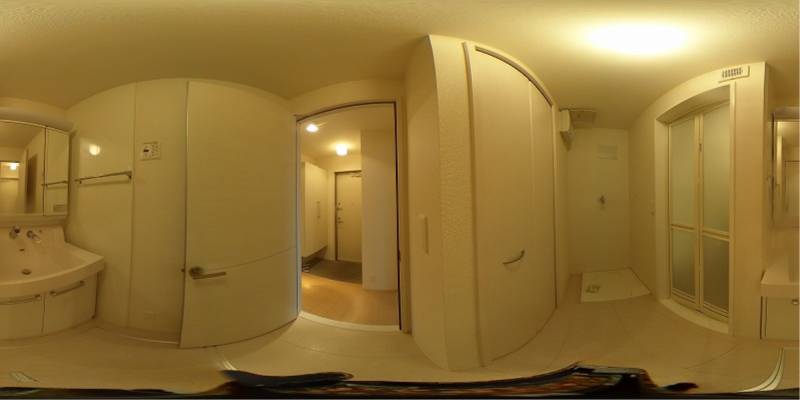 パノラマ画像洗面所