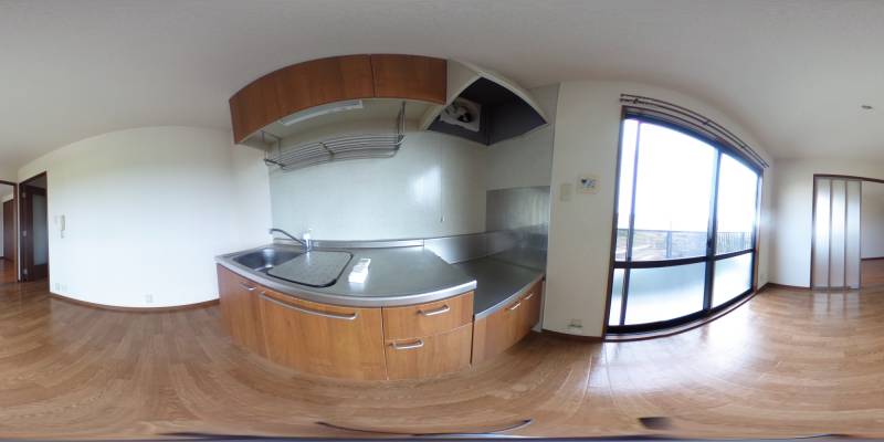 パノラマ画像キッチン