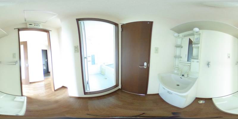 パノラマ画像洗面所