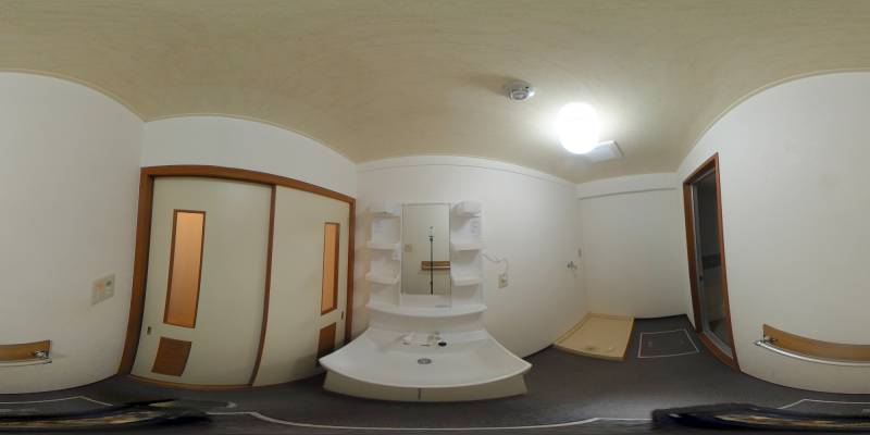 パノラマ画像洗面所