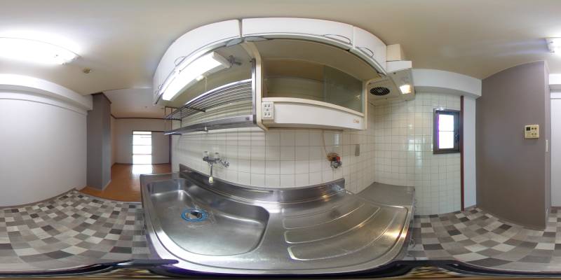 パノラマ画像キッチン