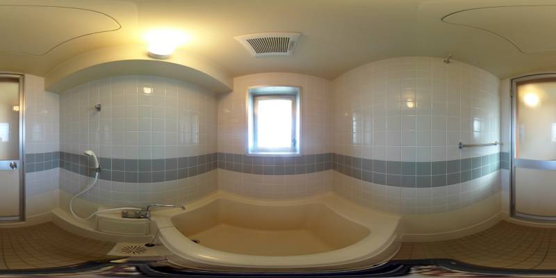 パノラマ画像バスルーム