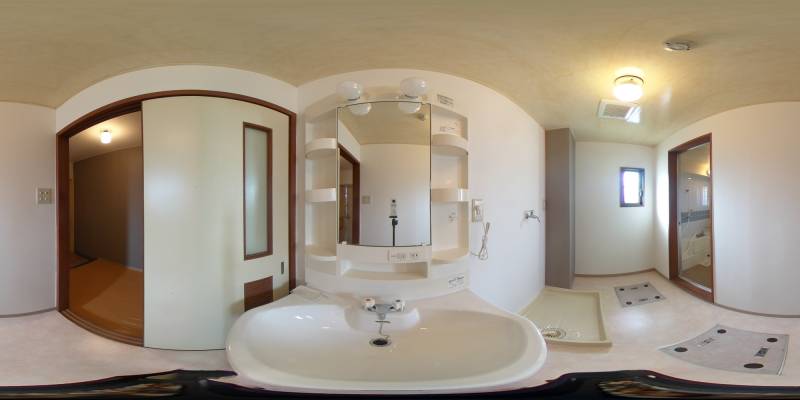 パノラマ画像洗面所