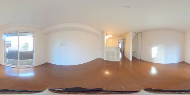 パノラマ画像リビング