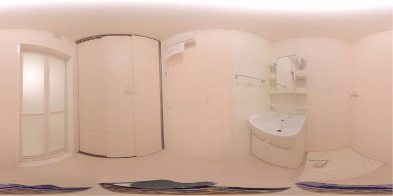 パノラマ画像洗面所