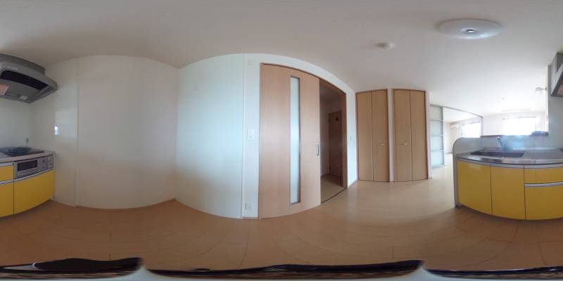 パノラマ画像キッチン