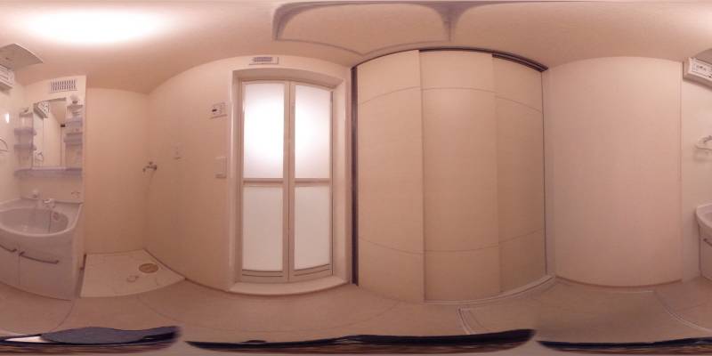 パノラマ画像洗面所