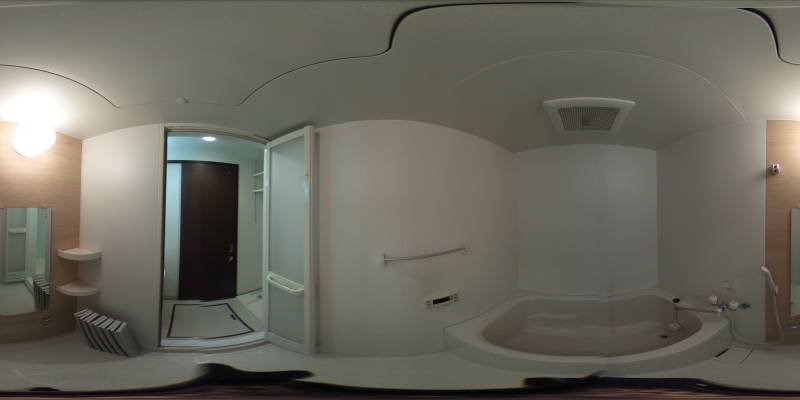 パノラマ画像バスルーム