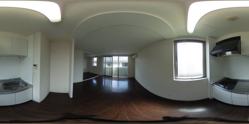 パノラマ画像キッチン