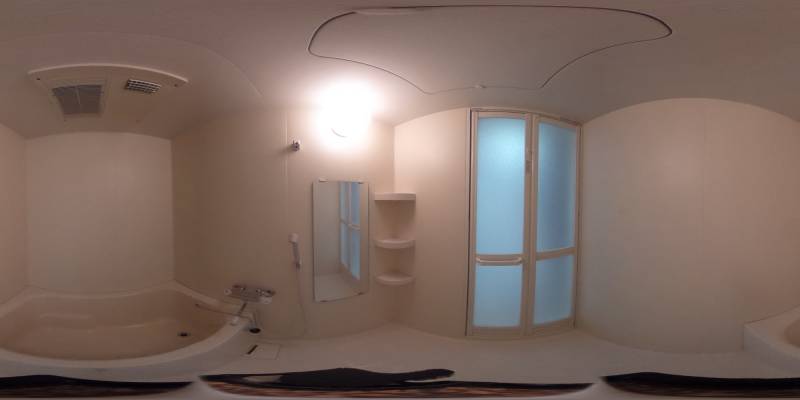 パノラマ画像バスルーム