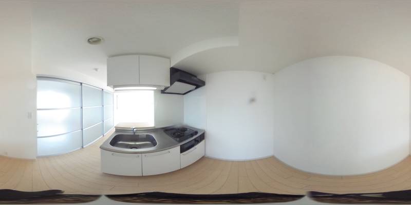 パノラマ画像キッチン