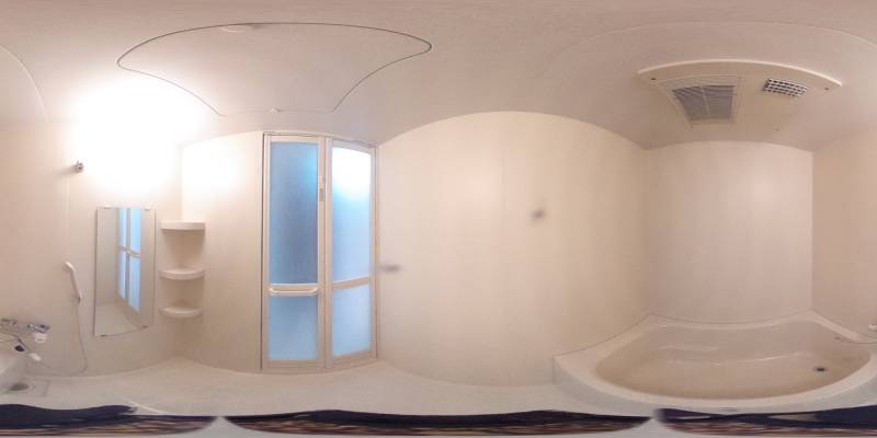 パノラマ画像バスルーム