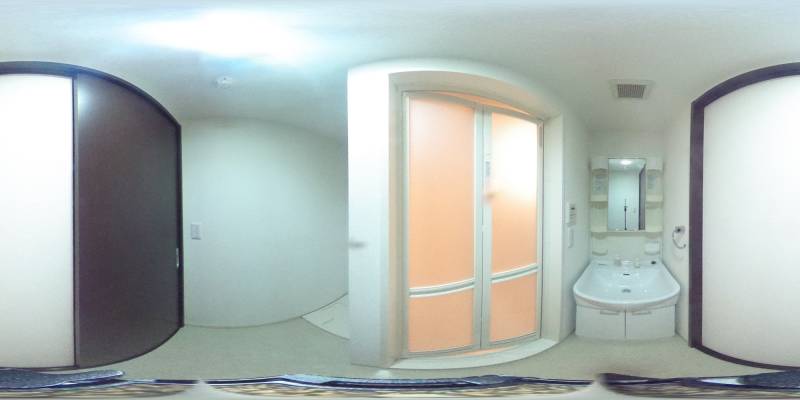 パノラマ画像洗面所