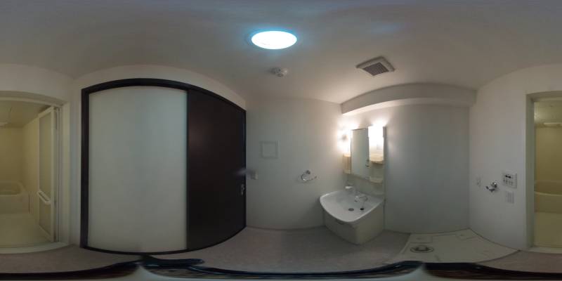 パノラマ画像バスルーム