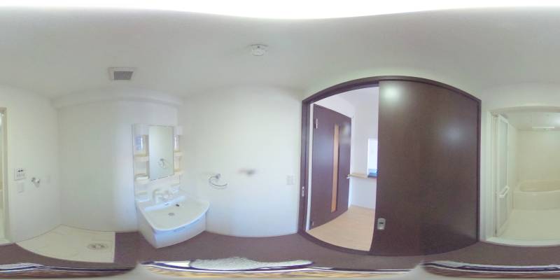 パノラマ画像洗面所