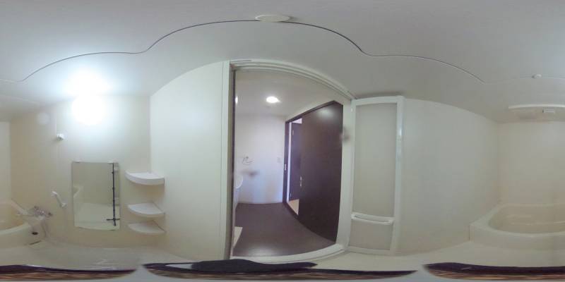 パノラマ画像バスルーム