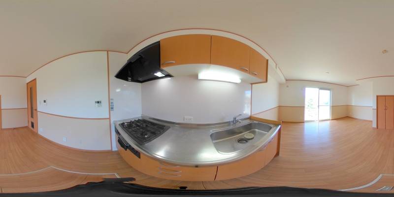 パノラマ画像キッチン