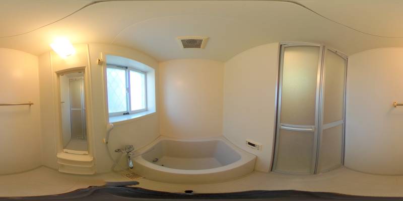 パノラマ画像バスルーム