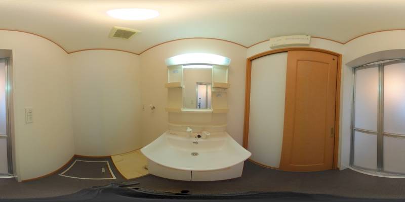 パノラマ画像洗面所