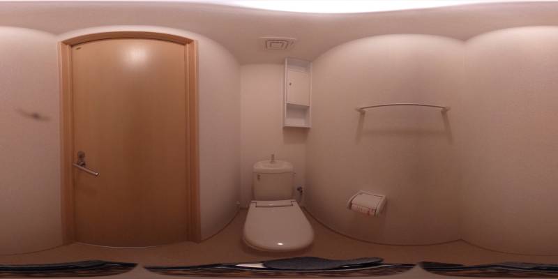 パノラマ画像トイレ