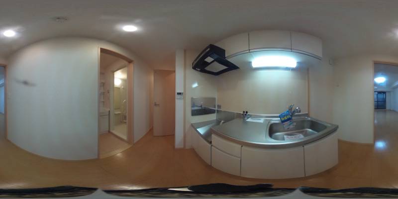 パノラマ画像キッチン