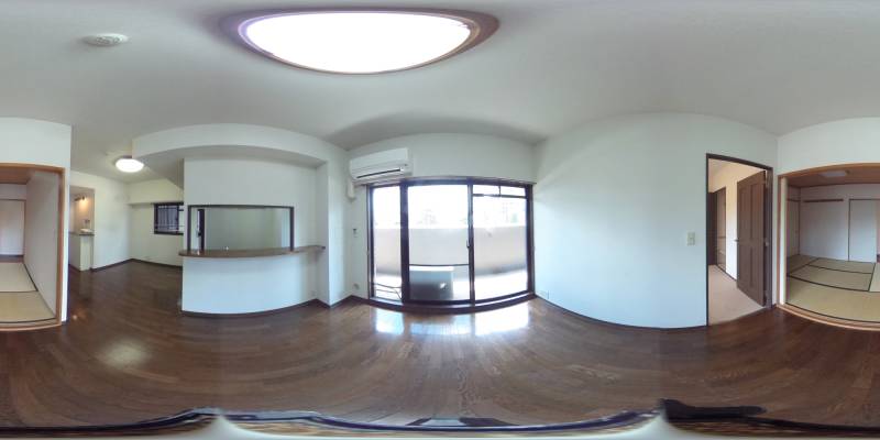 パノラマ画像リビング