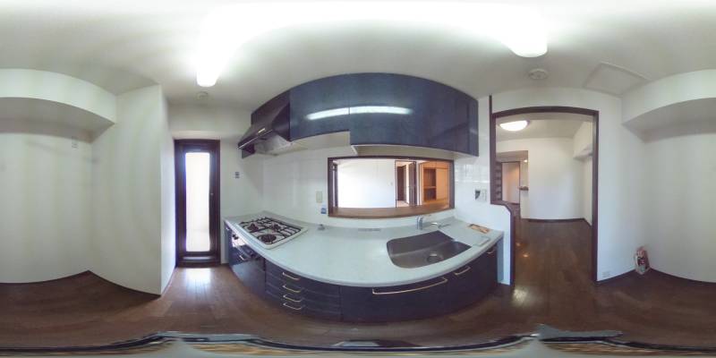 パノラマ画像キッチン