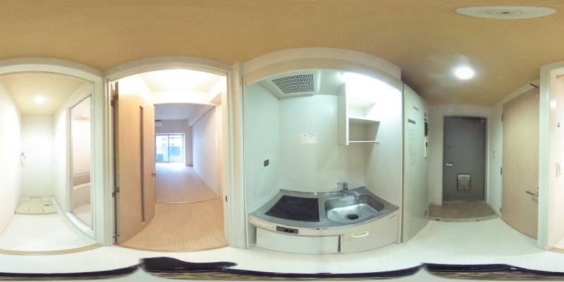 パノラマ画像キッチン