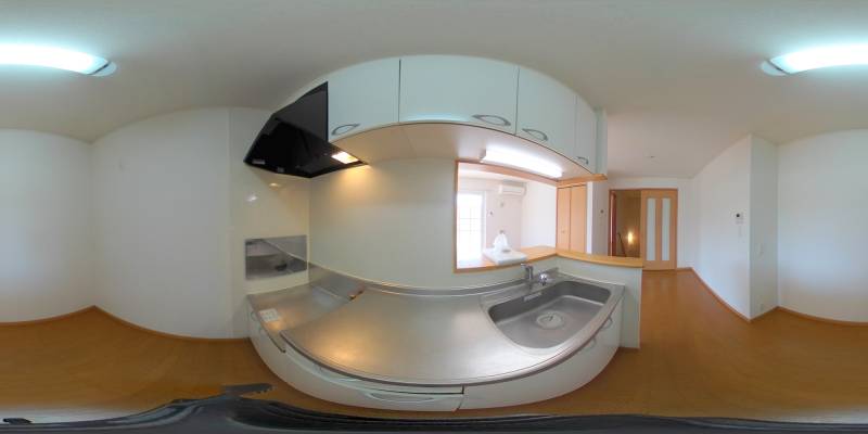 パノラマ画像キッチン