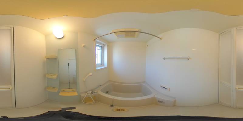 パノラマ画像バスルーム