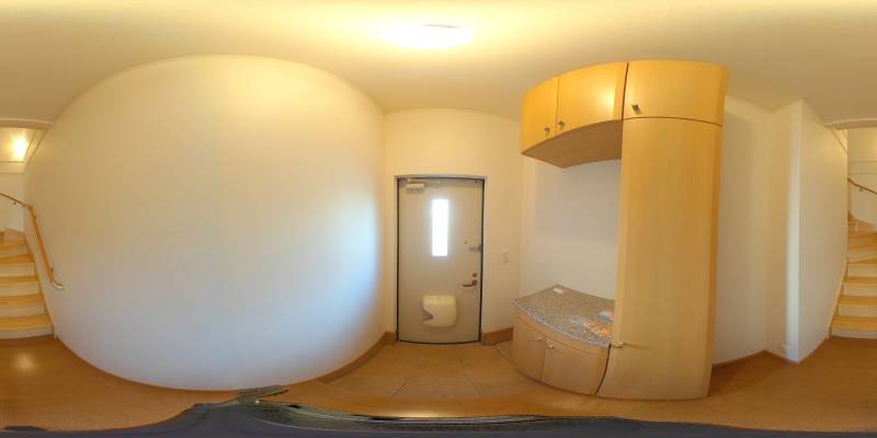 パノラマ画像玄関