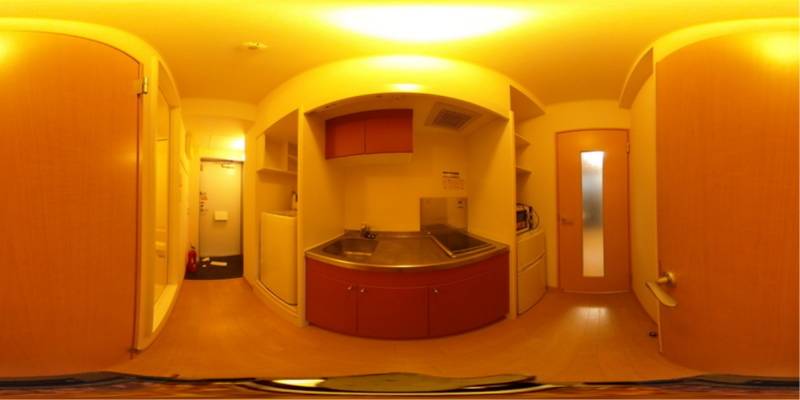 パノラマ画像キッチン