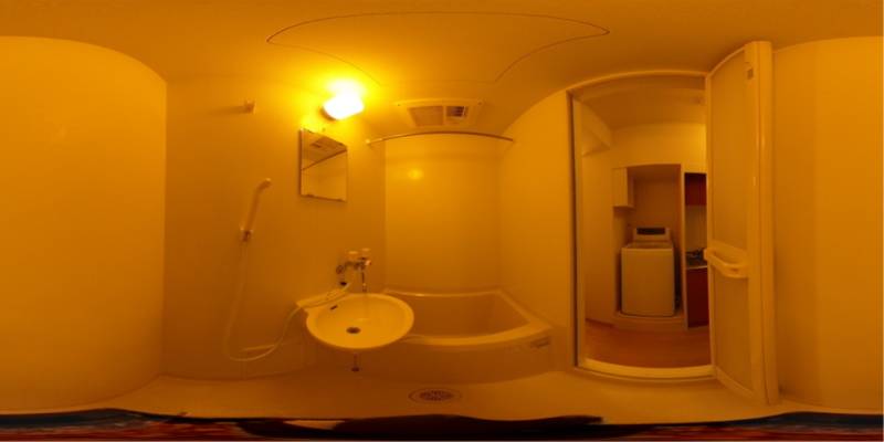 パノラマ画像バスルーム