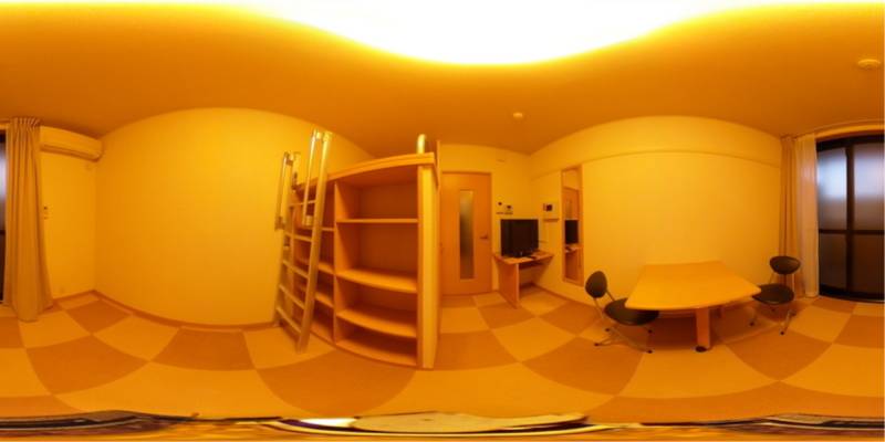 パノラマ画像洋室