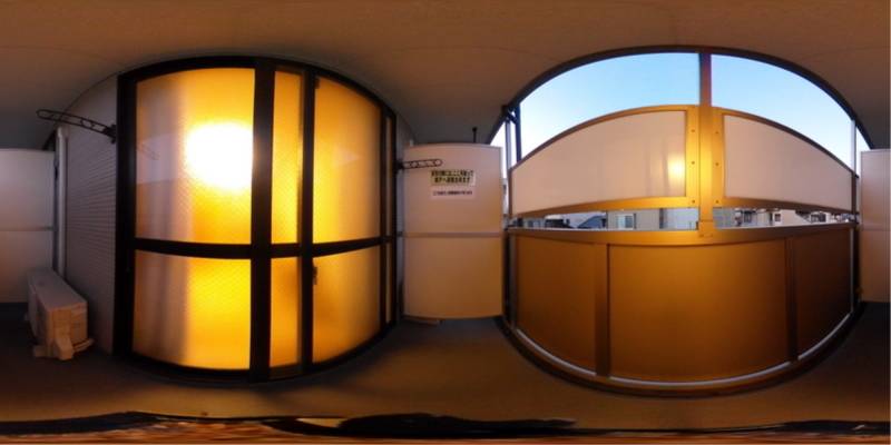 パノラマ画像バルコニー