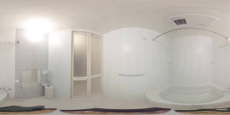 パノラマ画像バスルーム