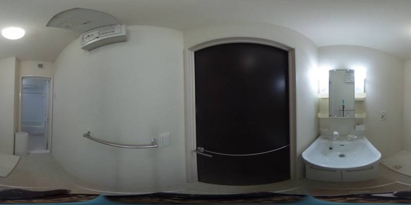 パノラマ画像洗面所