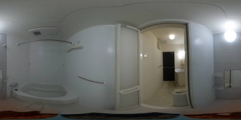 パノラマ画像バスルーム